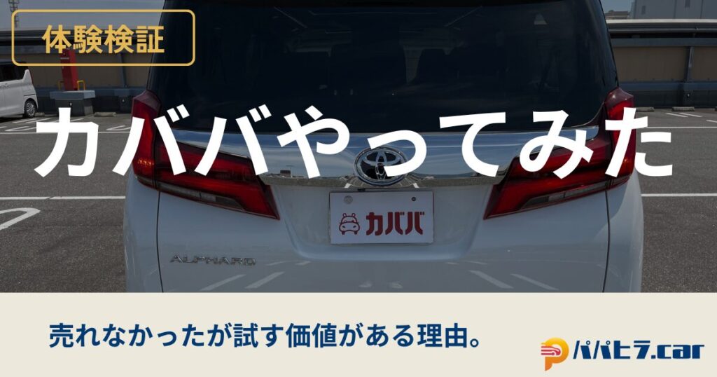カババ売れないけどやってみた